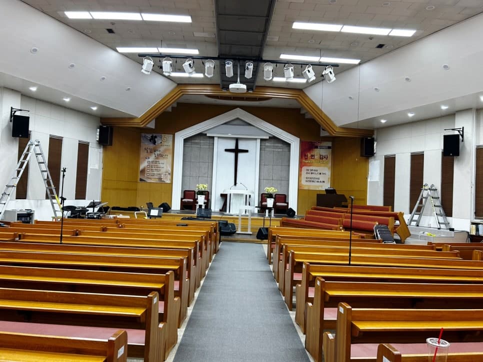 구로문교회 스피커 설치